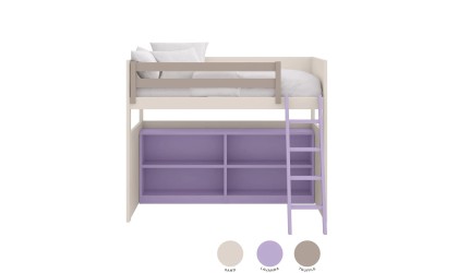 Lit mezzanine pour enfants entièrement personnalisable – Modulaire