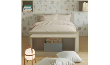 Modular and customizable single children's bed – MUBA