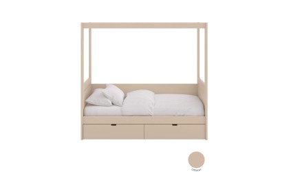 Modular and customizable single children's bed – MUBA