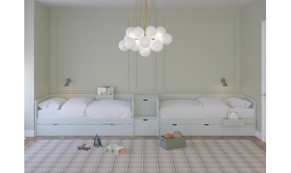 Modular and customizable single children's bed – MUBA