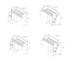Children's train bed with storage, wardrobe, drawers, or extra bed.