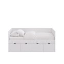 Modular children's BOX bed with 4 drawers – Customizable