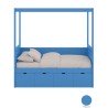 Modular children's BOX bed with 4 drawers – Customizable