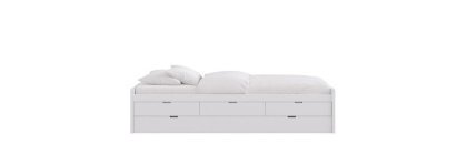 Bed with 3 drawers + extra bed - Petit Toi