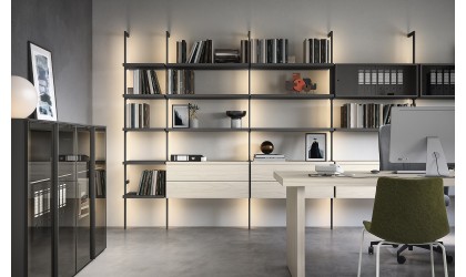 Bureau modulable Cinquanta3 – Design et confort pour espaces de travai