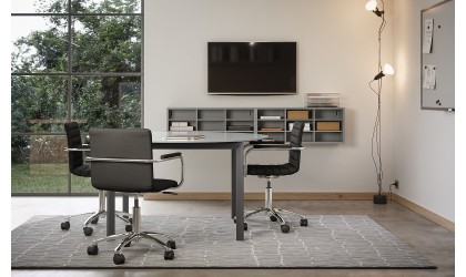 Bureau modulable Cinquanta3 – Design et confort pour espaces de travai