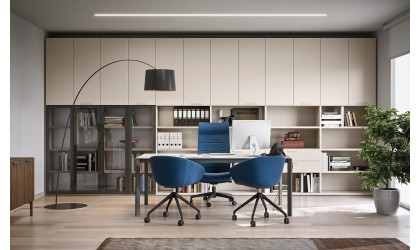 Bureau modulable Cinquanta3 – Design et confort pour espaces de travai
