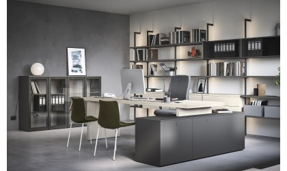 Bureau modulable Cinquanta3 – Design et confort pour espaces de travai