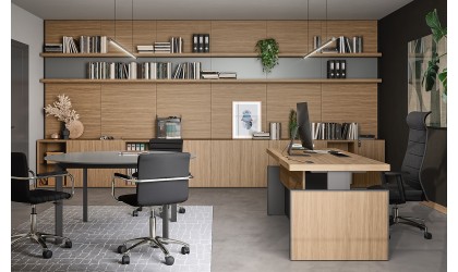 Bureau modulable Cinquanta3 – Design et confort pour espaces de travai