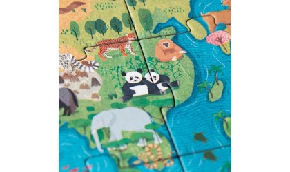 Children’s Puzzle – Animals of the World: Become a Little Zoologist