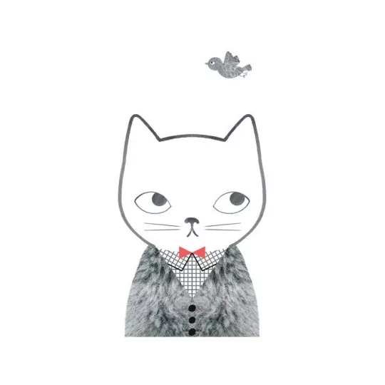 Affiche – Chat et fourrure