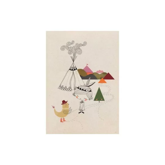 Affiche – Tipi A4 – (Swantje & Frieda)