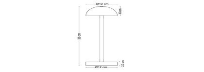 Fonzy Lampe de Table Rechargeable – Dyberg Larsen