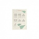 Affiche – Origami avion vert