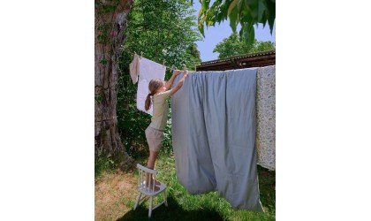 Housse de duvet enfant SEA NOTES en coton bio – 140x200 cm