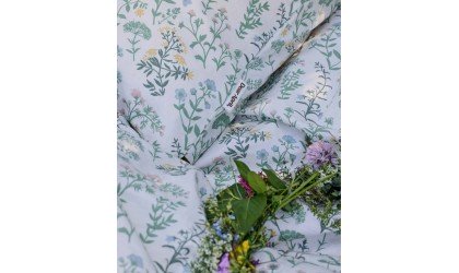Housse de duvet enfant SUMMER FLOWERS en coton bio – 140x200 cm