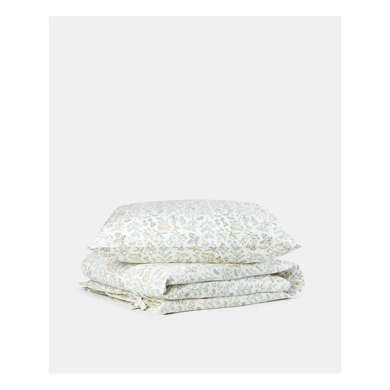 Housse de duvet enfant SUMMER FLOWERS en coton bio – 140x200 cm