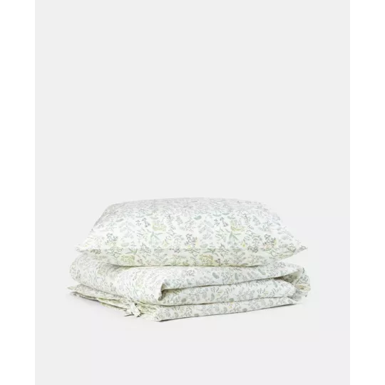 Organic cotton children's duvet cover SUMMER FLOWERS – 140x200 cm