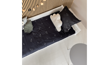 LIFETIME Montessori Kids' Bed 90x200 cm Pine Wood – Safe, Evolving & S