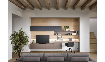 Espace de télétravail modulable – Home office sur mesure