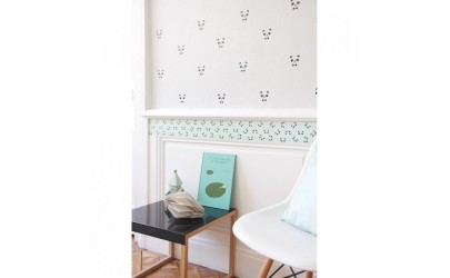 Frise adhésive – Panda – Menthe