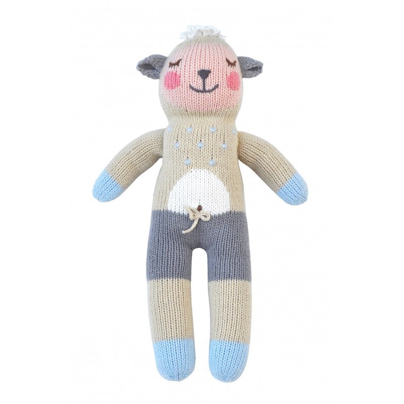 Petite peluche en tricot – Wooly le Mouton