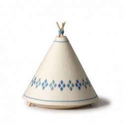 Lampe de table – Tipi – Jaune / Rouge / Bleu