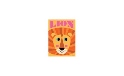 Affiche – Visage Lion