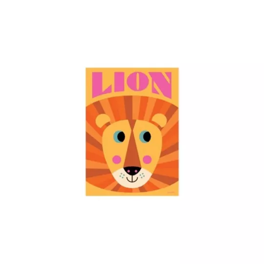 Affiche – Visage Lion