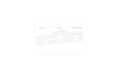 Lits superposés convertibles – Lullaby