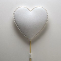 Veilleuse – Coeur – (Bleu/Rose/Gris/Jaune)