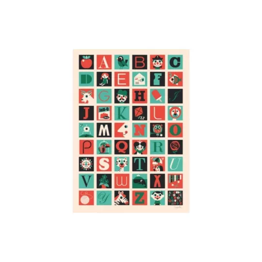 Affiche – Lettres A-Z