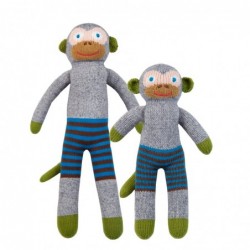 Petite peluche en tricot – Mozart le singe