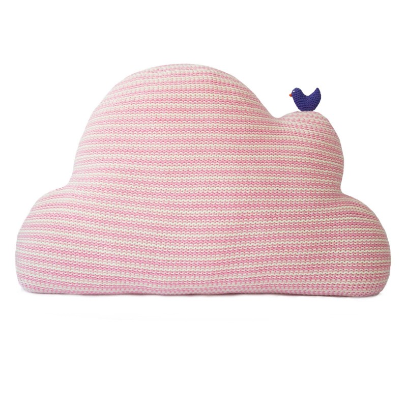 Coussin – Nuage – Rose