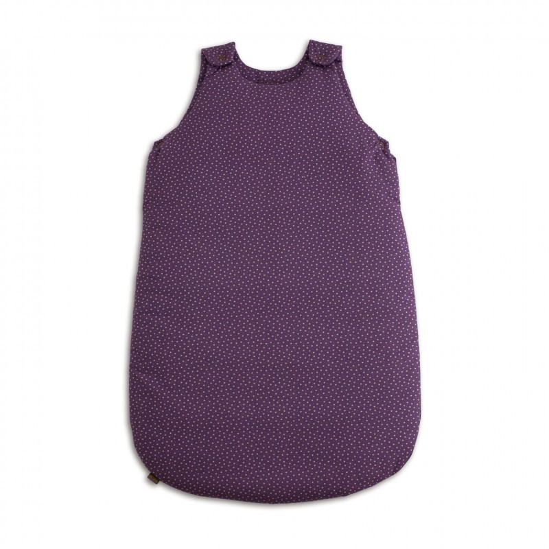 Gigoteuse d’hiver – Violet / étoiles beiges