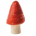 Veilleuse S – Champignon – Rouge