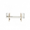 Lit junior – Wood Collection – Blanc/chêne