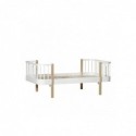 Lit junior – Wood Collection – Blanc/chêne
