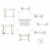 Lit mezzanine bas – Wood Collection – Blanc/chêne