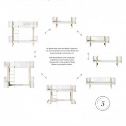 Lit mezzanine – Wood Collection – Blanc