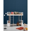 Lit mezzanine – Wood Collection – Blanc/chêne