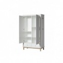 Armoire – Wood Collection – Blanc/chêne (2 portes)