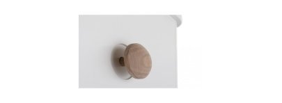 Armoire – Wood Collection – Blanc/chêne (2 portes)