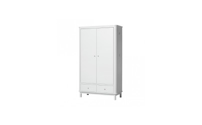 Armoire – Wood Collection – Blanc (2 portes)