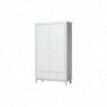 Armoire – Wood Collection – Blanc (2 portes)