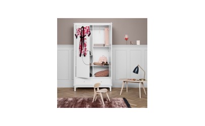 Armoire – Wood Collection – Blanc (2 portes)