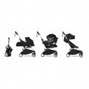 Poussette YOYO2 Babyzen complète – Noir, châssis blanc