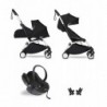 Poussette YOYO2 Babyzen complète – Noir, châssis blanc
