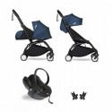 Poussette YOYO2 Babyzen complète – Bleu Air France, châssis noir