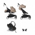 Poussette YOYO2 Babyzen complète –  Gris Taupe, châssis blanc